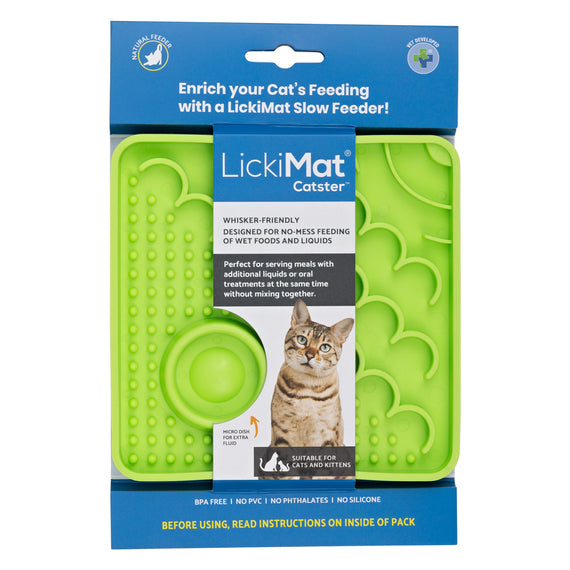 LickiMat Classic Caster Slow Feeder For Cats