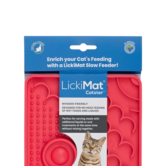 LickiMat Classic Caster Slow Feeder For Cats