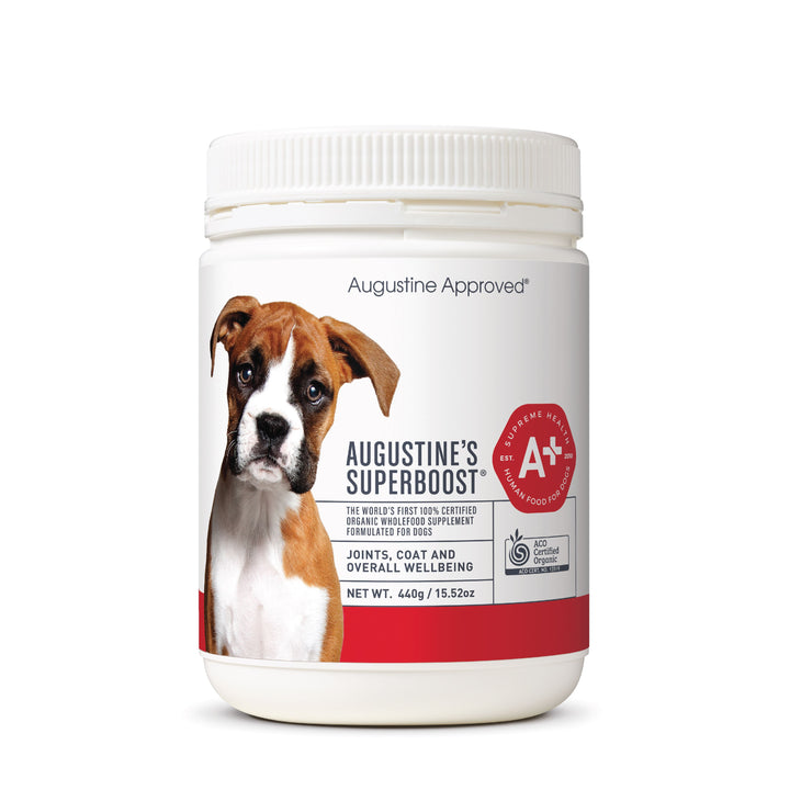 Augustine Approved Augustine’s Organic SuperBoost For Dog, Cat and Horse