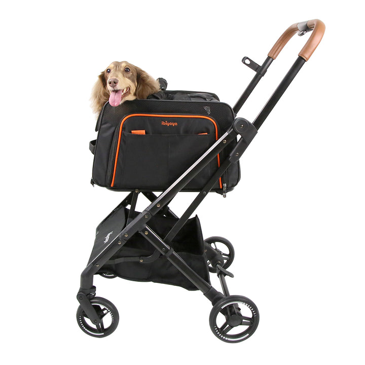 Ibiyaya JetPaw 3-in-One Pet Stroller with Removable Airline-Approved Carrier Up to 7kg-Dog Strollers-Ibiyaya-