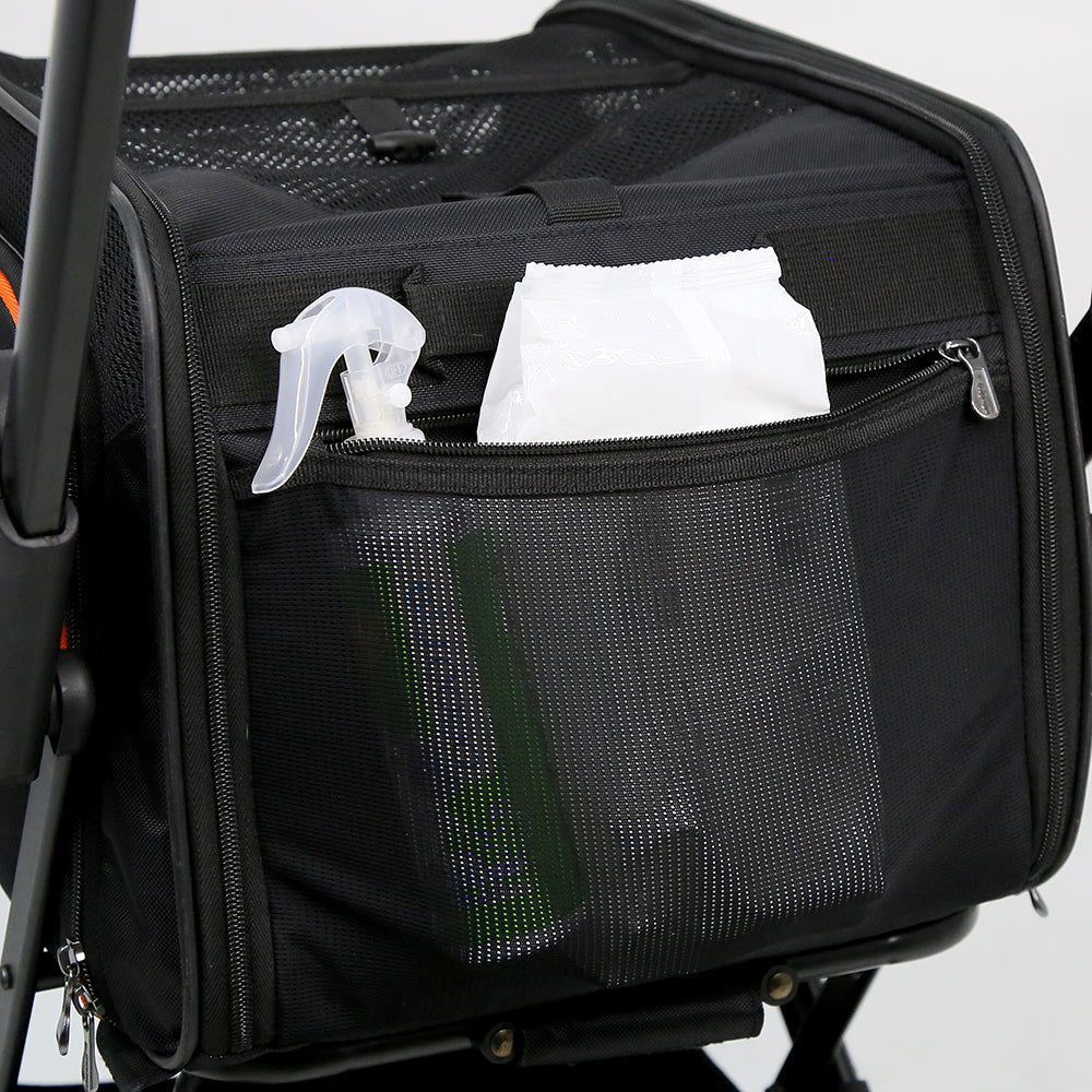 Ibiyaya JetPaw 3-in-One Pet Stroller with Removable Airline-Approved Carrier Up to 7kg-Dog Strollers-Ibiyaya-
