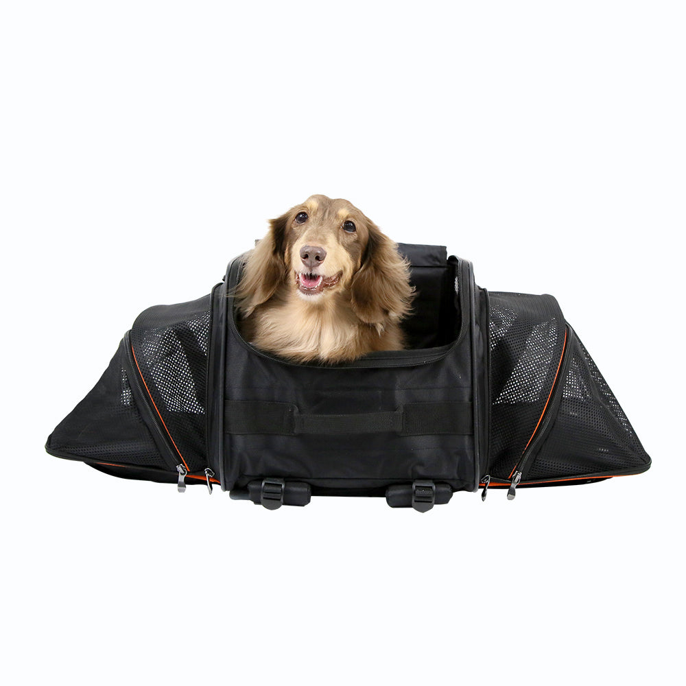 Ibiyaya JetPaw 3-in-One Pet Stroller with Removable Airline-Approved Carrier Up to 7kg-Dog Strollers-Ibiyaya-