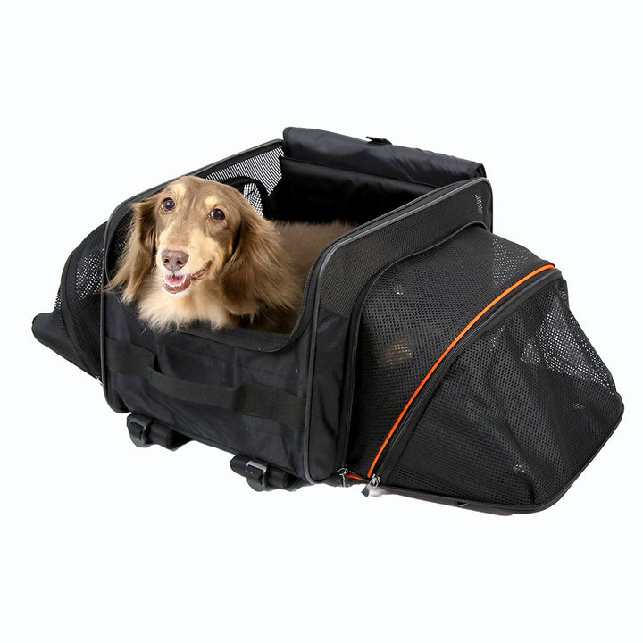 Ibiyaya JetPaw 3-in-One Pet Stroller with Removable Airline-Approved Carrier Up to 7kg-Dog Strollers-Ibiyaya-