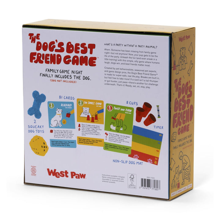 West Paw The Dog's Best Friend Interactive Board Game-Treat Dispensing-West Paw-