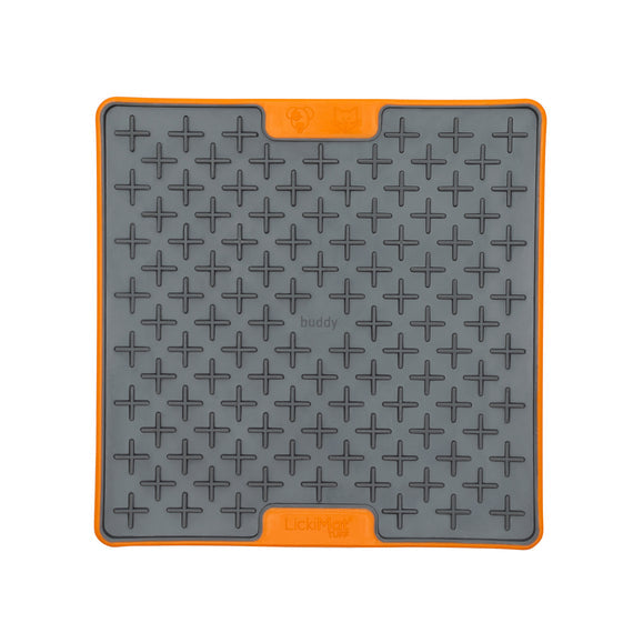 LickiMat Tuff Buddy Slow Feeder For Small and Medium Dogs-Pet Slow Feeder-LickiMat-Orange-