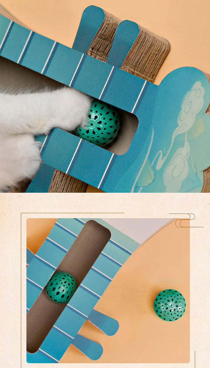 Cat Joy Chinese lute Pipa Musical Instrument Cat Scratching with Music-Cat Scratch-Muddy Paw Shop-