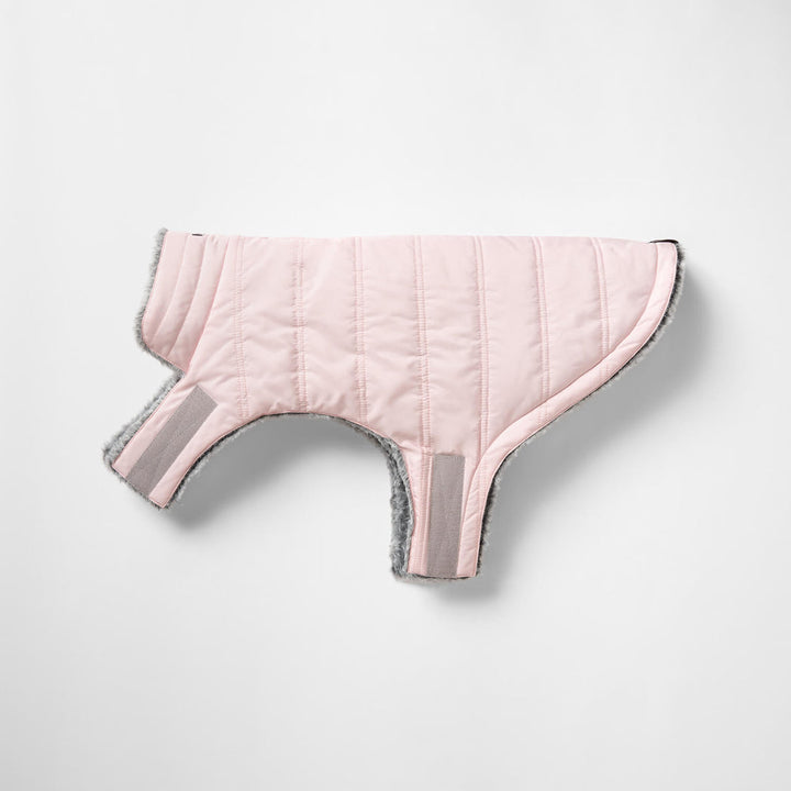 Snooza Wear Puffer Dog Coat in Pink-Dog Clothing-Snooza-