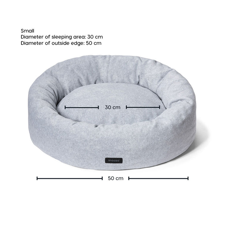 Snooza Self-Warming Polar Fleece Cuddler in Glacier-Dog Bed-Snooza-