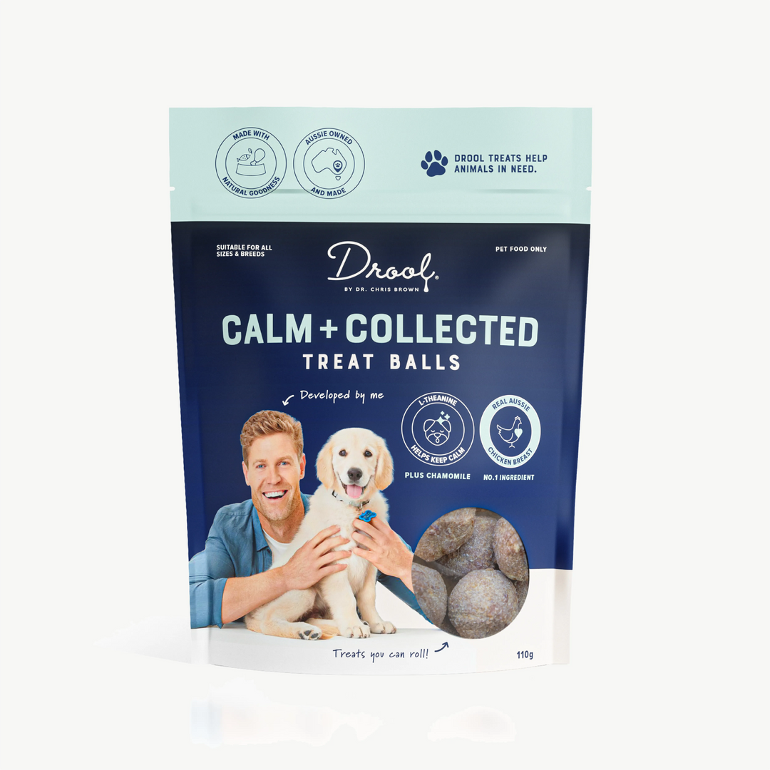 Drool By Dr Chris Brown Calm + Collect Dog Treats 110g - Chicken-Health Treats-Drool-