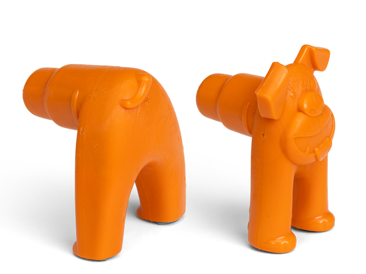 West Paw Toppl Stopper - Toppl Accessory-Treat Dispensing-West Paw-Tangerine-