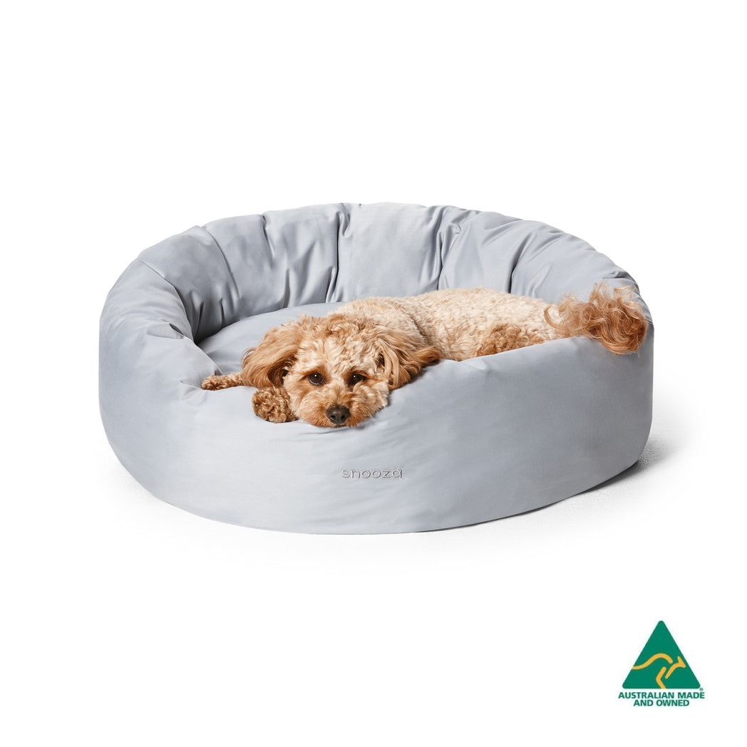 Snooza New Cool Cuddler Silver-Dog Bed-Snooza-