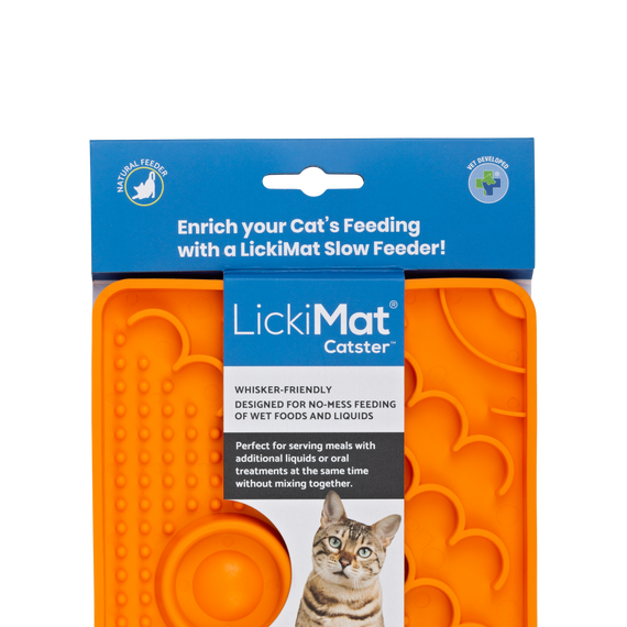 LickiMat Classic Caster Slow Feeder For Cats
