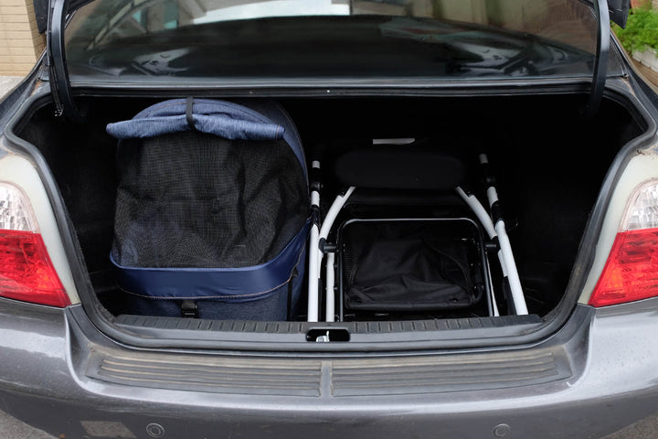 Ibiyaya New CLEO Pet Stroller & Car Seat Travel System in Blue Jeans Up to 20kg-Dog Strollers-Ibiyaya-