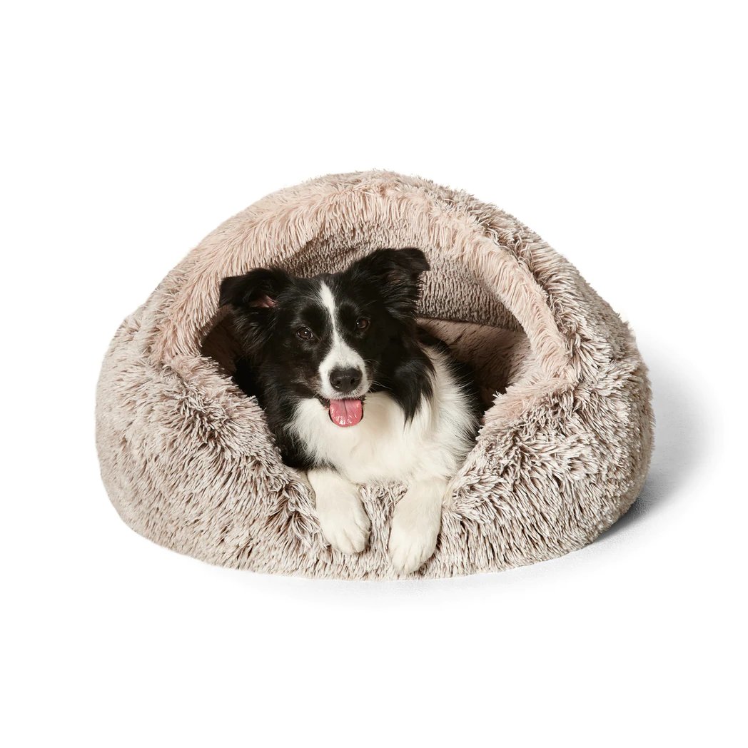 Snooza Calming Hoodie Cuddler For Dog and Cat - Mink-Dog Bed-Snooza-