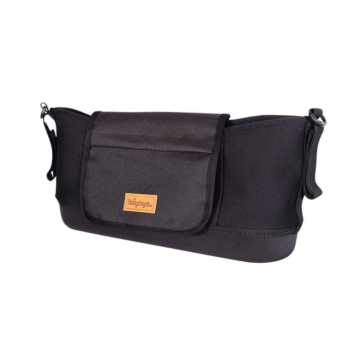 IBIYAYA Pet Pram Organiser Stroller Pouch - Black-Dog Strollers-Ibiyaya-
