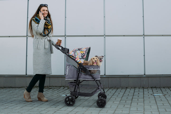 Ibiyaya Cloud 9 Pet Stroller for Cats & Dogs up to 20kg- Mint Green-Dog Strollers-Ibiyaya-
