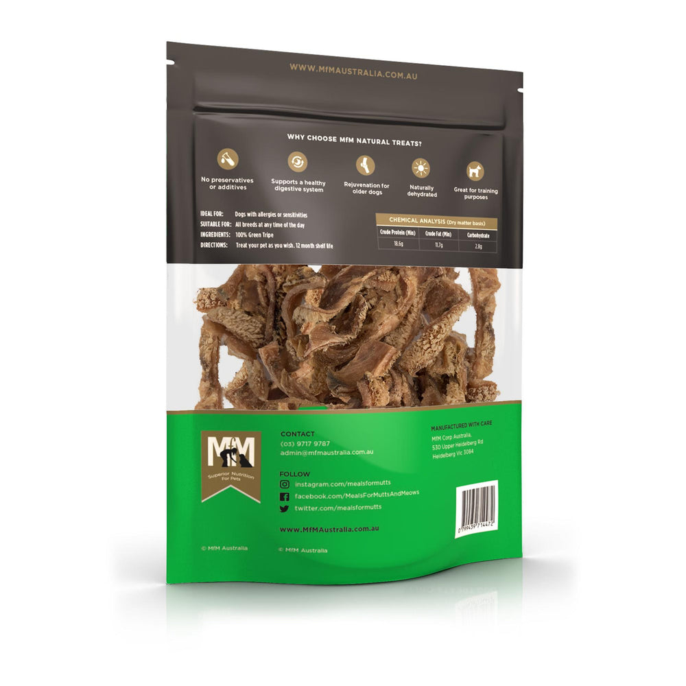 Meals For Mutts Green Tripe Dog Treats 200g-Dog Treats-Meals For Mutts-