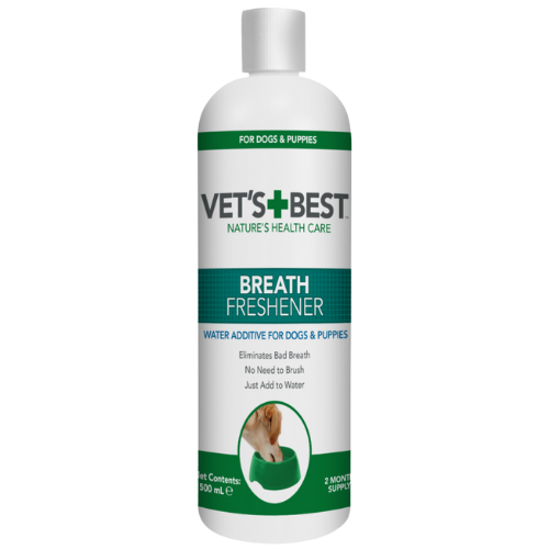 Vet's Best Breath Freshener Water Additive For Dogs Puppies