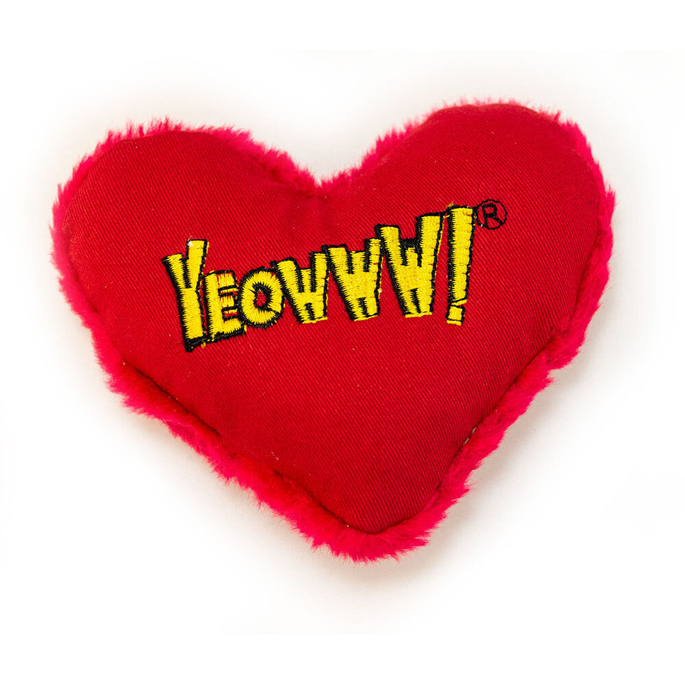 Yeowww! Hearrrt Attack Cat Toy with Pure American Catnip
