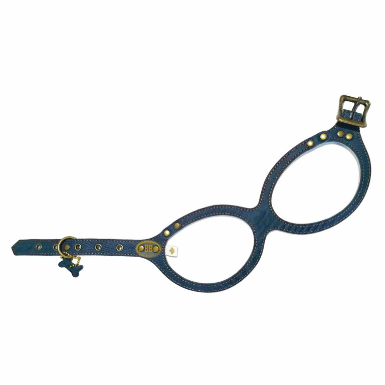 Buddy Belts (BB) Leather Harness – Elite – Blue Jean Limited Edition-Pet Collars & Harnesses-Buddy Belts-