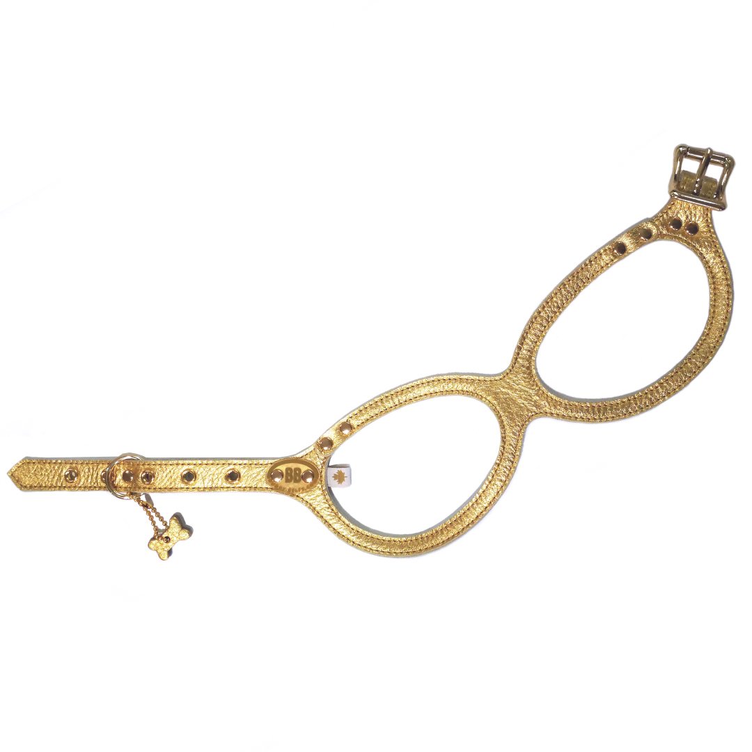 Buddy Belts (BB) Leather Harness – Elite – Gold Nugget