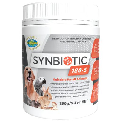 Vetafarm Synbiotic 180-S Probiotic Supplement For All Animals