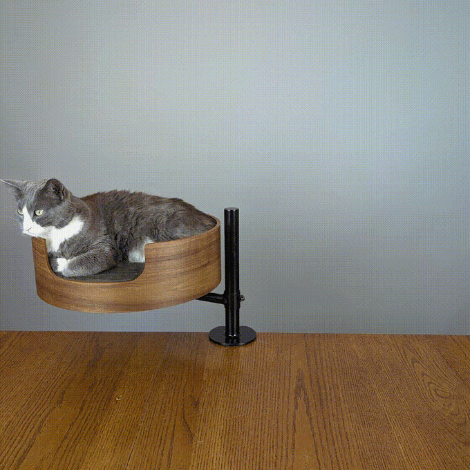 Desk Nest Cat Bed The Purrfect Cat Bed for Your Desk Up to 11.3kg