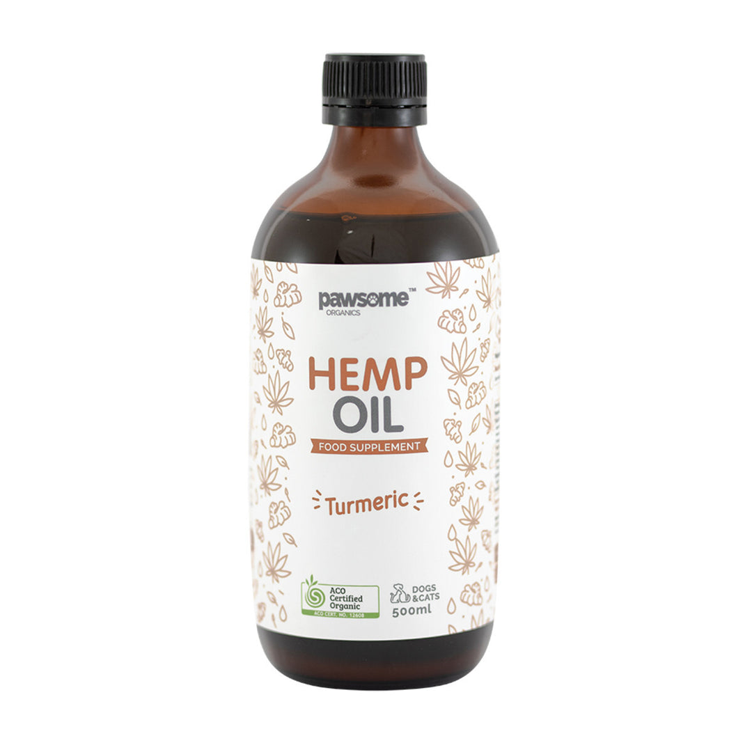 Pawsome Organics Hemp Oil and Turmeric For Pets