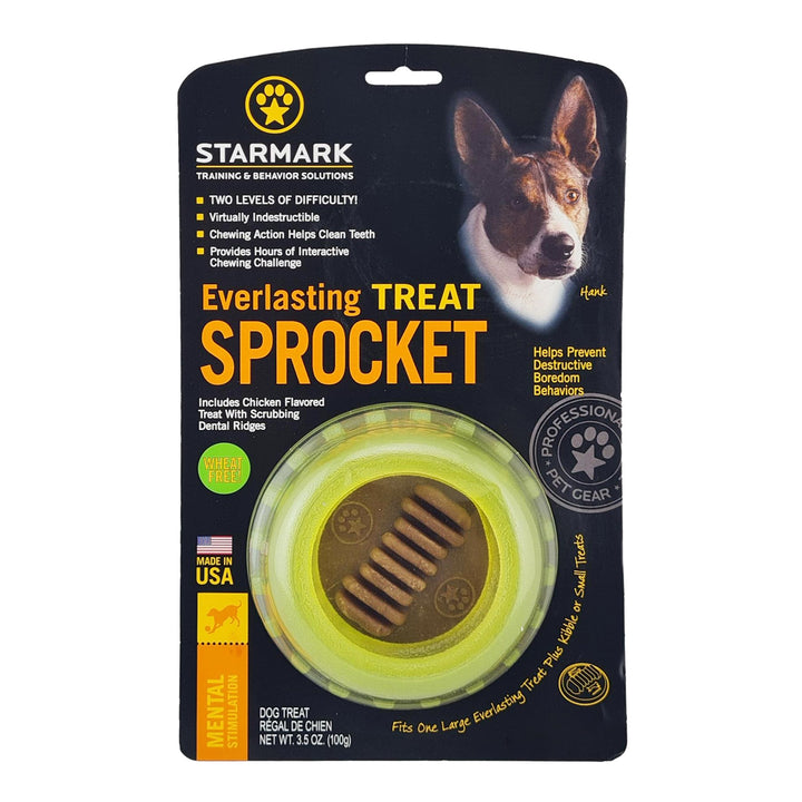 Starmark Everlasting Treat Sprocket- Dog Chew & Interactive Toy