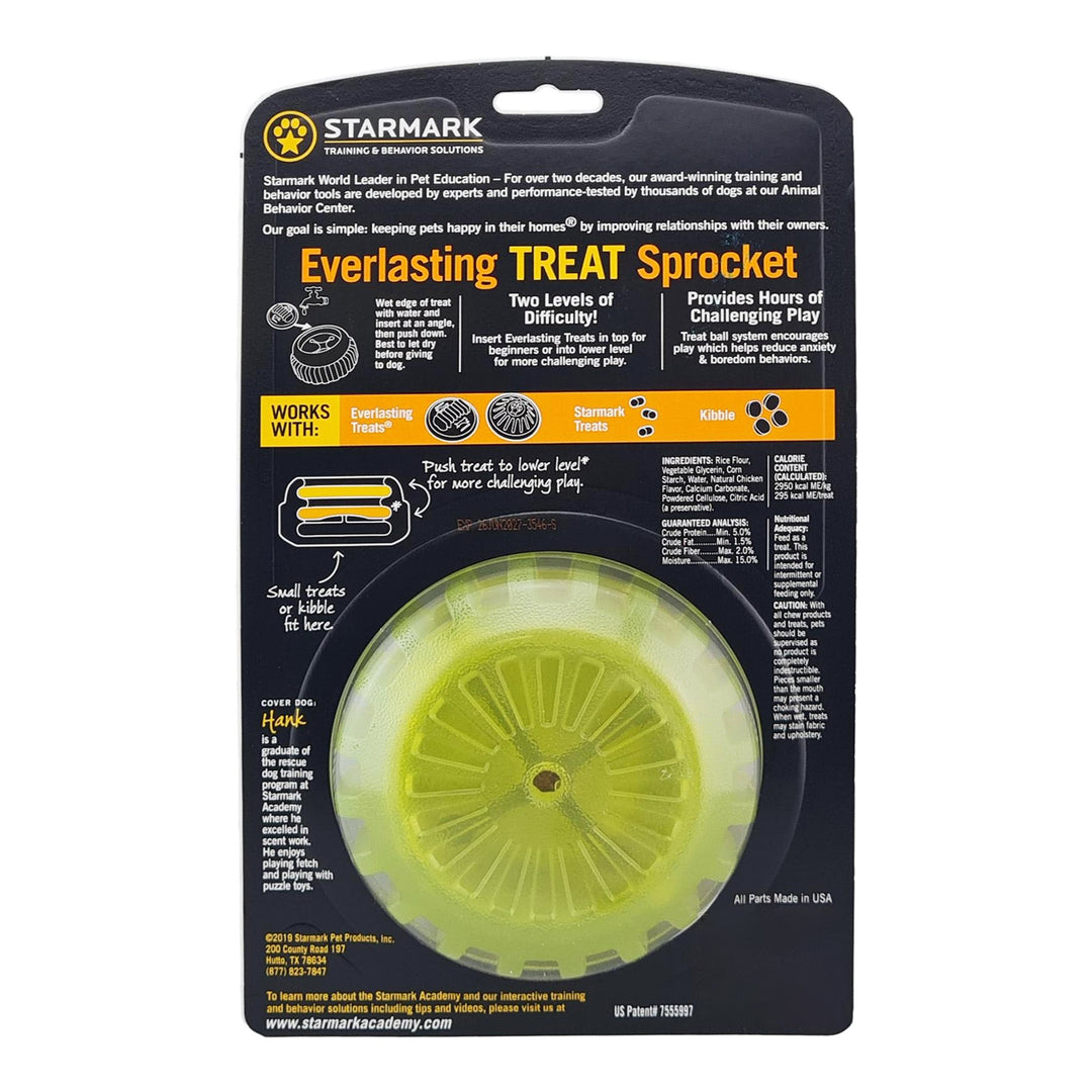 Starmark Everlasting Treat Sprocket- Dog Chew & Interactive Toy