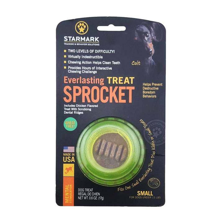 Starmark Everlasting Treat Sprocket- Dog Chew & Interactive Toy