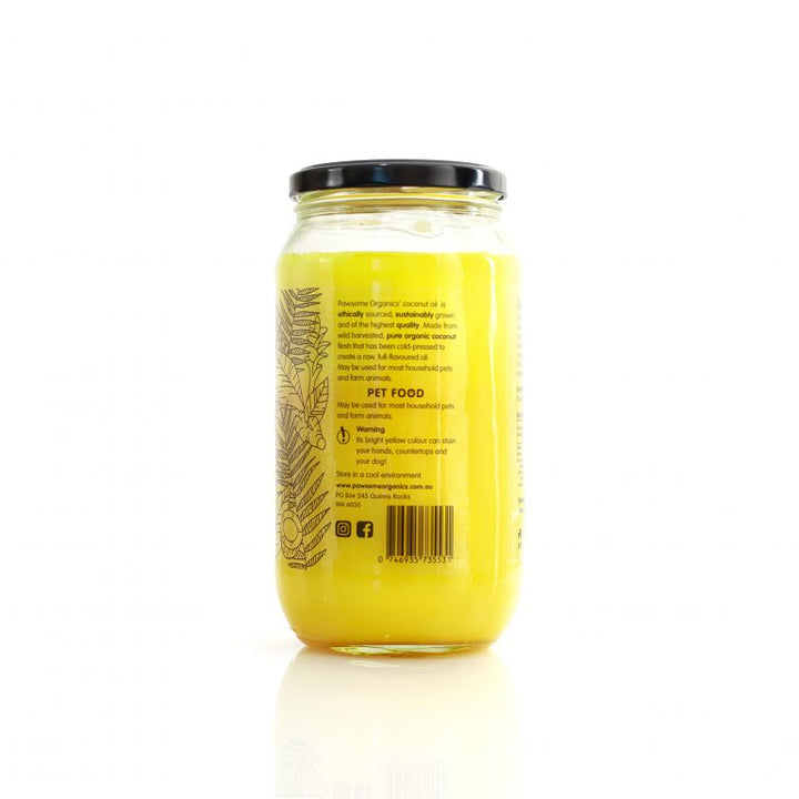 Pawsome Organics Cocomeric Coconut Oil With Turmeric For Pets