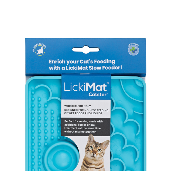 LickiMat Classic Caster Slow Feeder For Cats