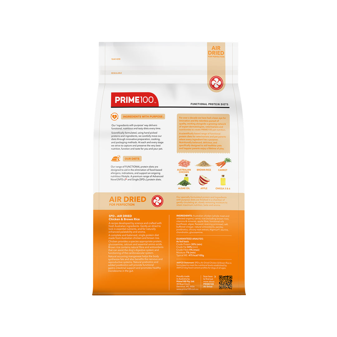 Prime100 SPD Air Dried Chicken & Brown Rice