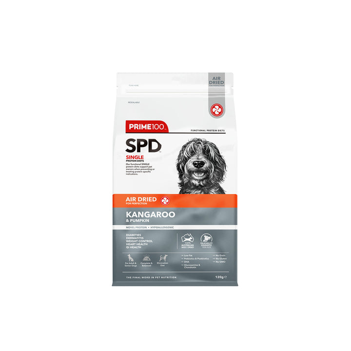 Prime100 SPD Air Dried Kangaroo & Pumpkin Dog Food