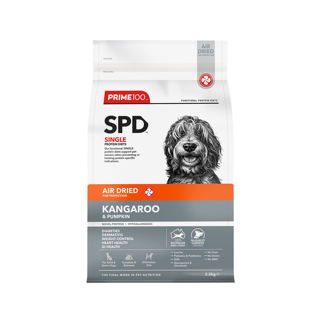 Prime100 SPD Air Dried Kangaroo & Pumpkin Dog Food