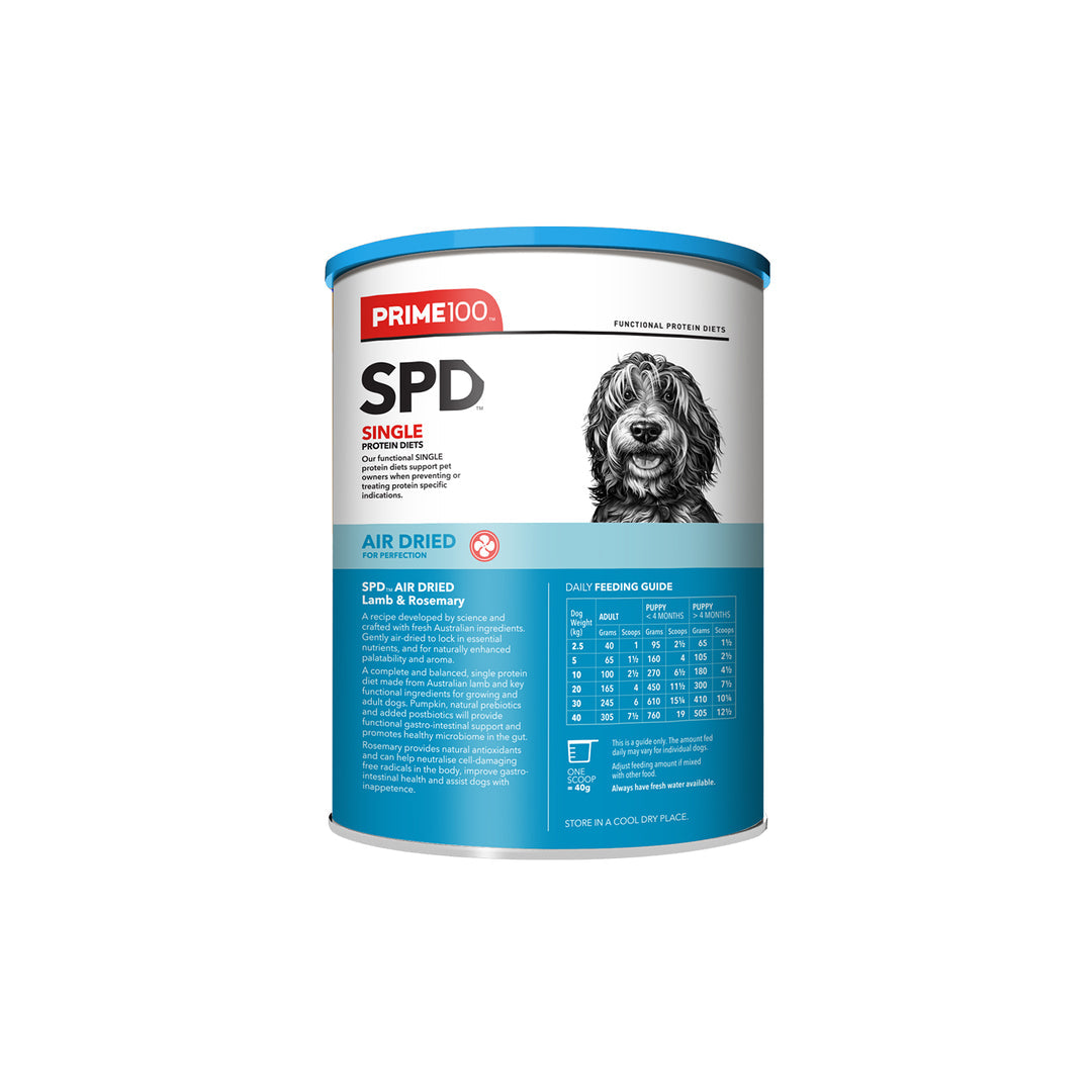 Prime100 SPD Air Dried Lamb & Rosemary Dog Food