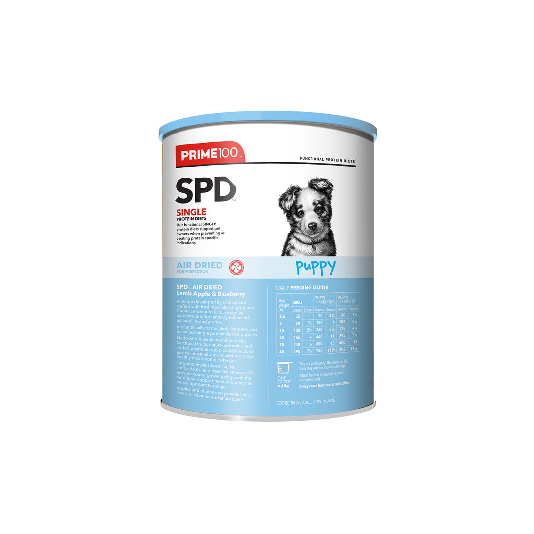 Prime100 SPD Air Dried Puppy Lamb, Apple & Blueberry Dog Food