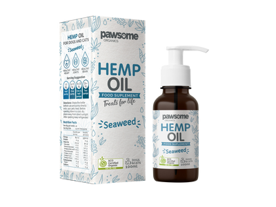 Pawsome Organics Hemp Oil and Seaweed For Pets
