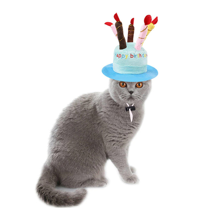 Muddy Paw Friends Pet Happy Birthday Cake Plush Party Hat