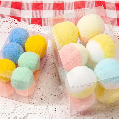 Cat Joy Colorful Pom Pom Soft Balls 4.5cm Cat Toy Ball 12Pc