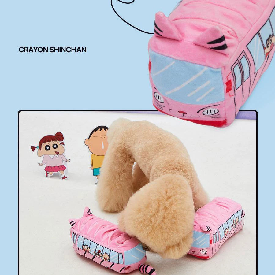Boredom Buster Pet Kindergarten Bus Japan Anime Interactive Toy for Dogs