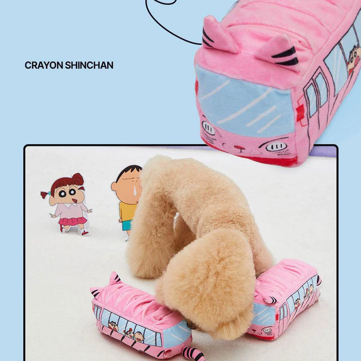 Boredom Buster Pet Kindergarten Bus Japan Anime Interactive Toy for Dogs