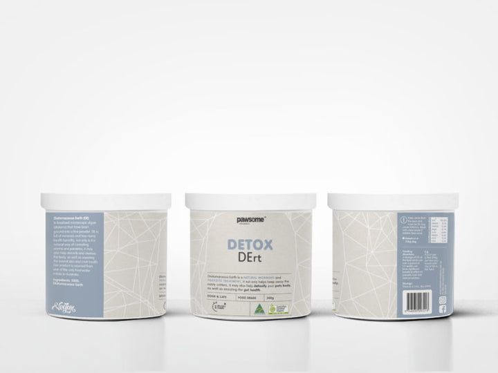 Pawsome Organics Detox DErt Diatomaceous Earth For Pet 300g