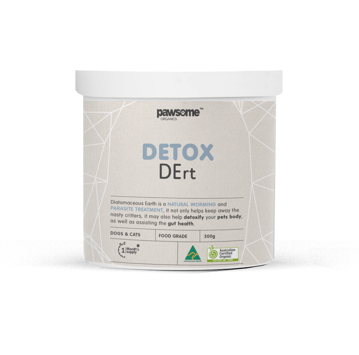Pawsome Organics Detox DErt Diatomaceous Earth For Pet 300g