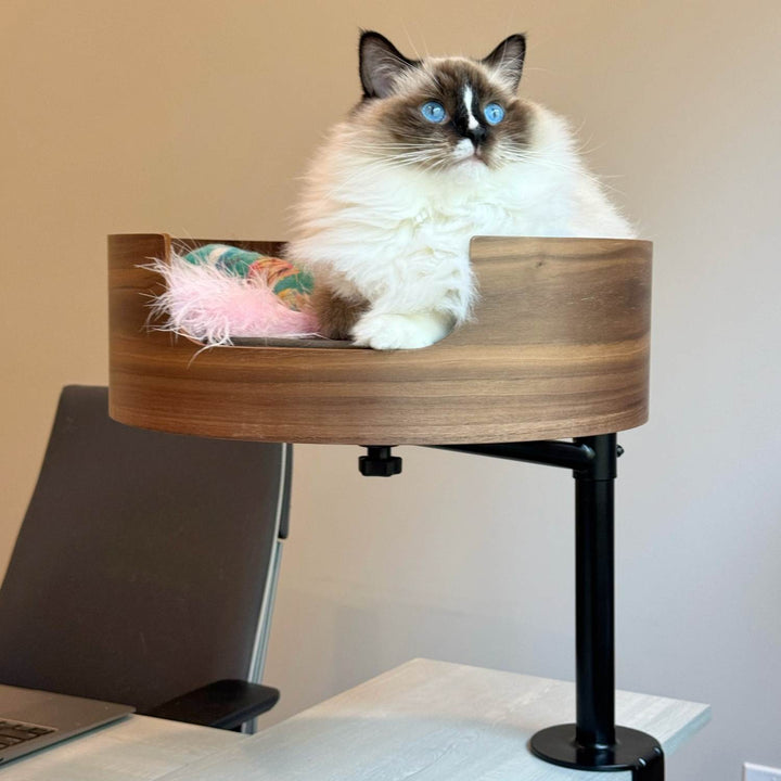 Desk Nest Cat Bed The Purrfect Cat Bed for Your Desk Up to 11.3kg