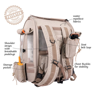 Ibiyaya X BirdTricks Trackpack Bird Carrier Backpack For Birds and Small Animals