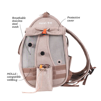Ibiyaya X BirdTricks Trackpack Bird Carrier Backpack For Birds and Small Animals