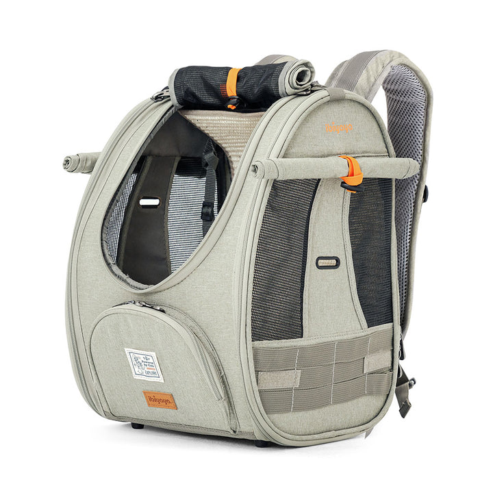 Ibiyaya Adventure Cat & Small Dog Carrier Backpack with Window Up to 9kg