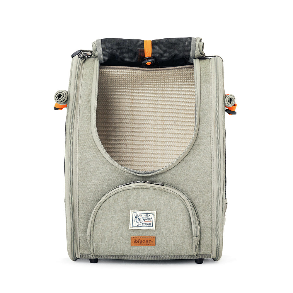 Ibiyaya Adventure Cat & Small Dog Carrier Backpack with Window Up to 9kg